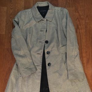 Banana Republic Stripped Overcoat